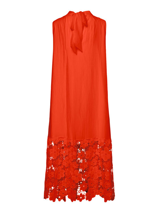 YAS YAS Vestito estivo Twigsy 26037703 Rosso Relaxed Fit