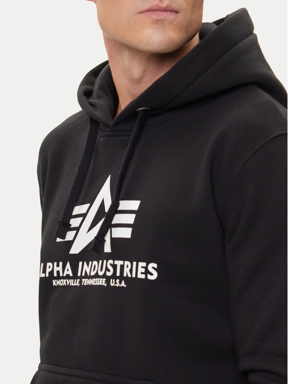 Alpha Industries Alpha Industries Μπλούζα Basic 178312 Μαύρο Regular Fit