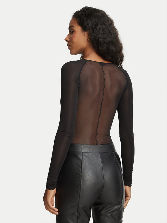 Elisabetta Franchi Elisabetta Franchi Боді BO-056-67E2-V250 Чорний Fitted Fit