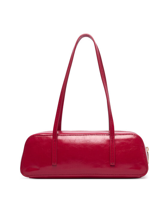 Calvin Klein Calvin Klein Handtasche Foil Logo Glossy Bauletto LV04F3638G Rot