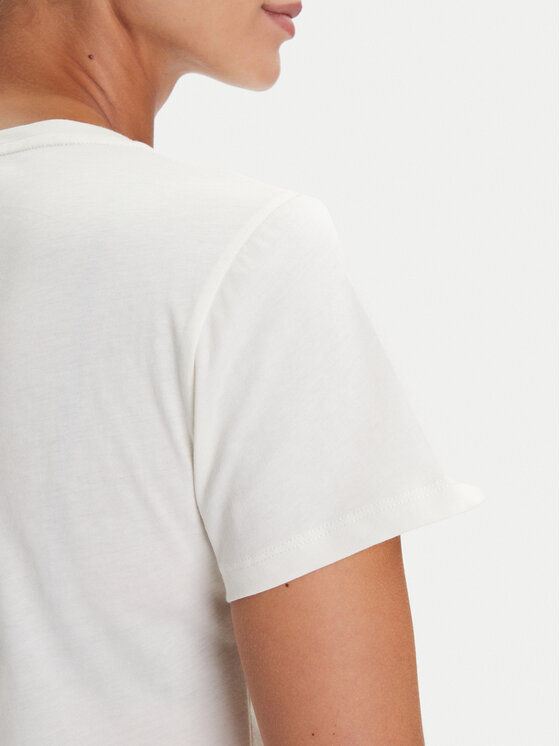 Liu Jo Sport Liu Jo Sport T-krekls TF5162 JS923 Écru Regular Fit