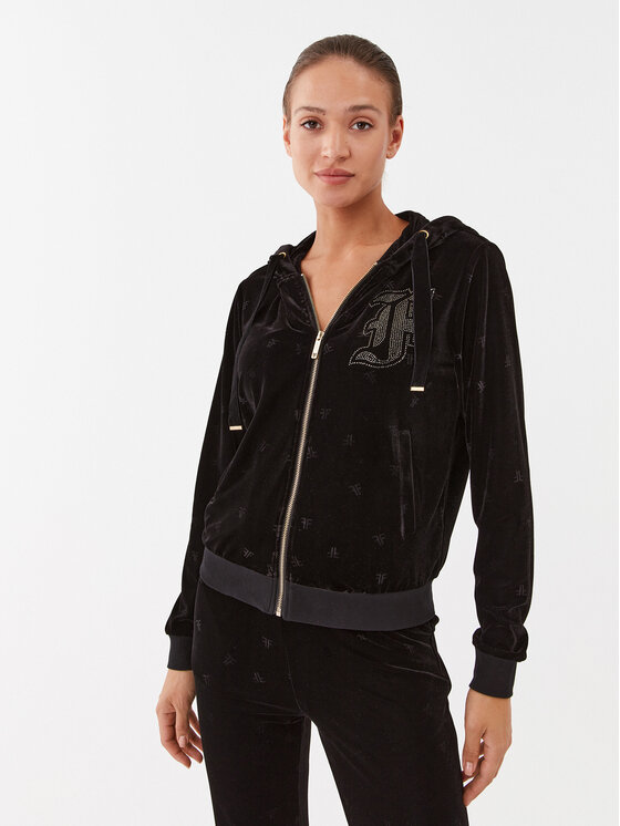 Fracomina Bluză FR23WT9016F44101 Negru Regular Fit