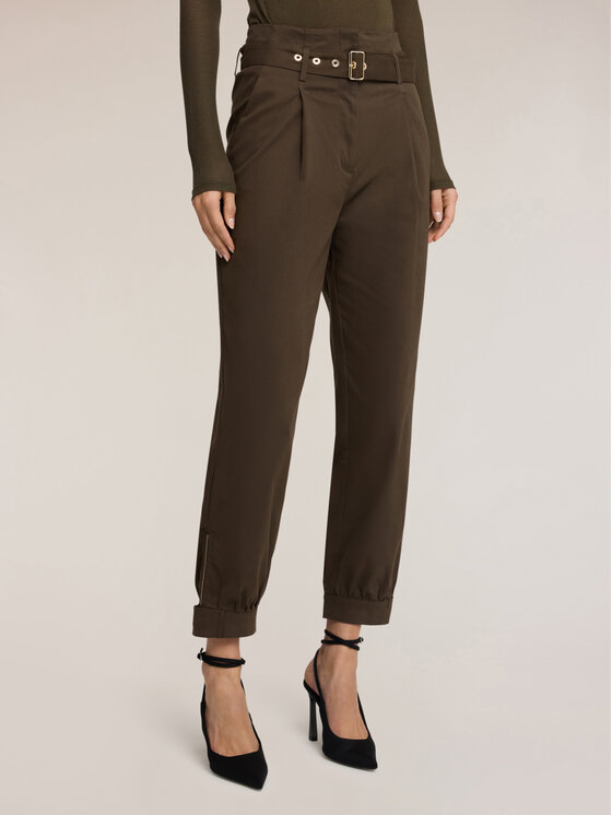 Motivi Motivi Pantaloni di tessuto P314Q204285N035 Verde Regular Fit