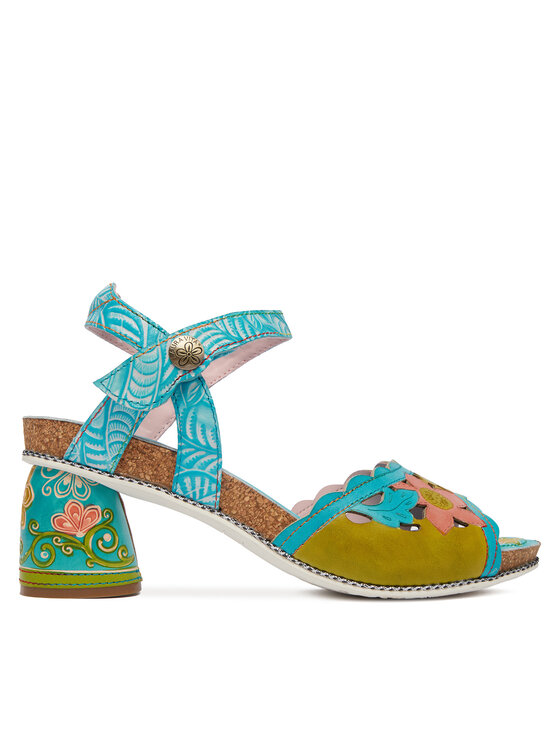 Laura Vita Sandały Framboiseo 34 Turkusowy