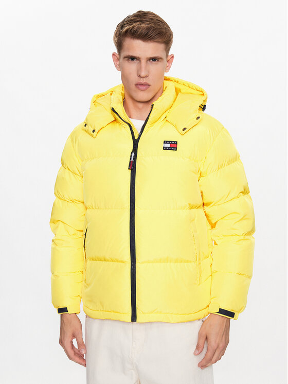 Tommy Jeans Giubbotto piumino Alaska DM0DM15445 Giallo Regular Fit, taglia : XXL