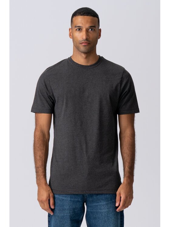 TeeShoppen TeeShoppen T-Shirt Organiczna koszulka Szary Regular Fit