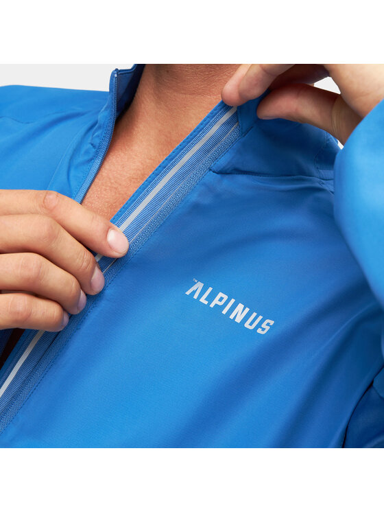 Alpinus Alpinus Kurtka do biegania Tamaro Niebieski Slim Fit