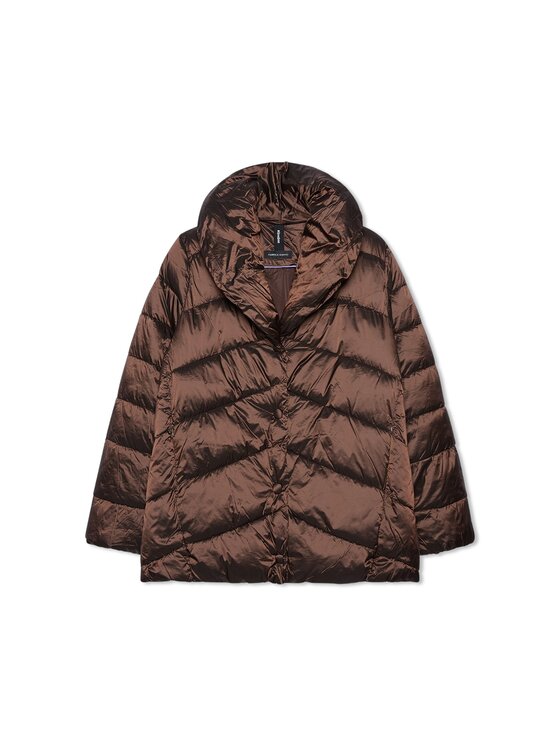 Fiorella Rubino Fiorella Rubino Giubbotto piumino F037T001587N022 Marrone Regular Fit