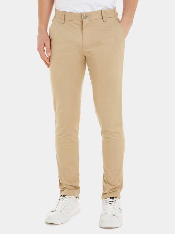 Calvin Klein Jeans Calvin Klein Jeans Chino kalhoty J30J317669 Béžová Slim Fit
