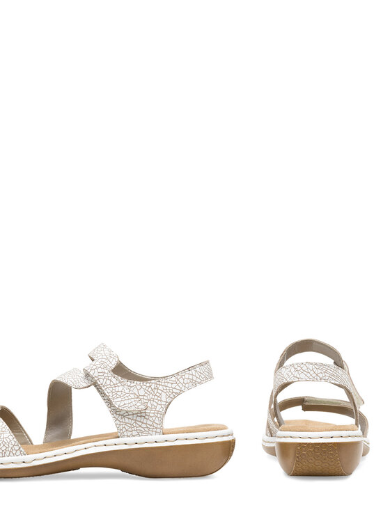 Rieker Rieker Sandalen 659C7-81 Weiß