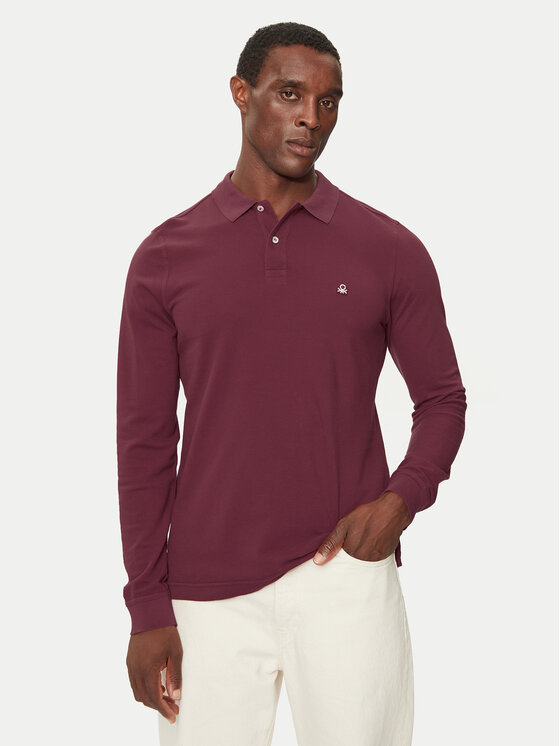 United Colors Of Benetton Polo 3089J3204 Bordeaux Regular Fit Modivo