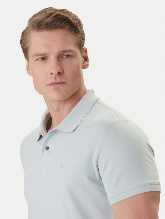 Calvin Klein Calvin Klein Polokošeľa LV04LC254G Zelená Slim Fit
