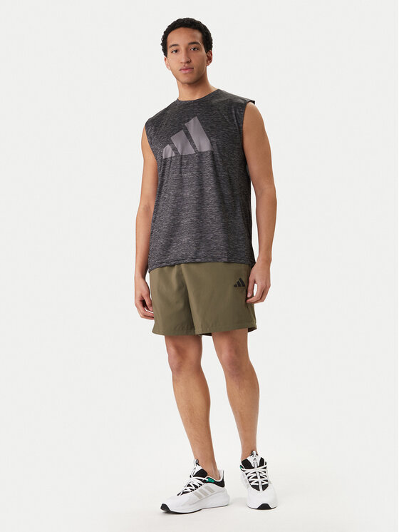 adidas adidas Technisches T-Shirt Workout Essentials Brandlove KA5545 Grau Regular Fit