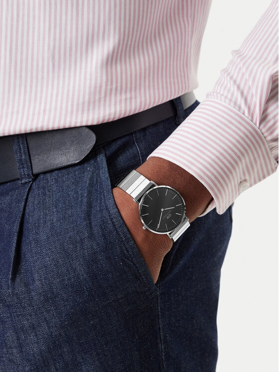 Daniel Wellington Daniel Wellington Zegarek DW00100774 Srebrny