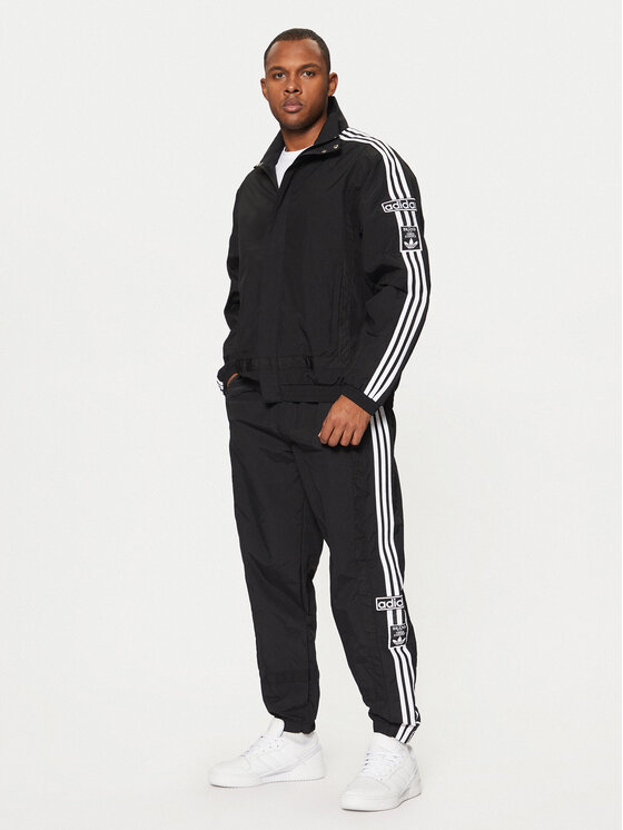 adidas adidas Átmeneti kabát Adibreak JD4270 Fekete Loose Fit