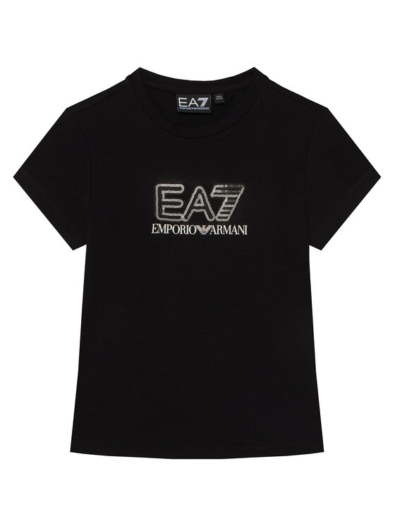 EA7 Emporio Armani EA7 Emporio Armani Тишърт 7G000257 AF10373 UC001 Черен Slim Fit
