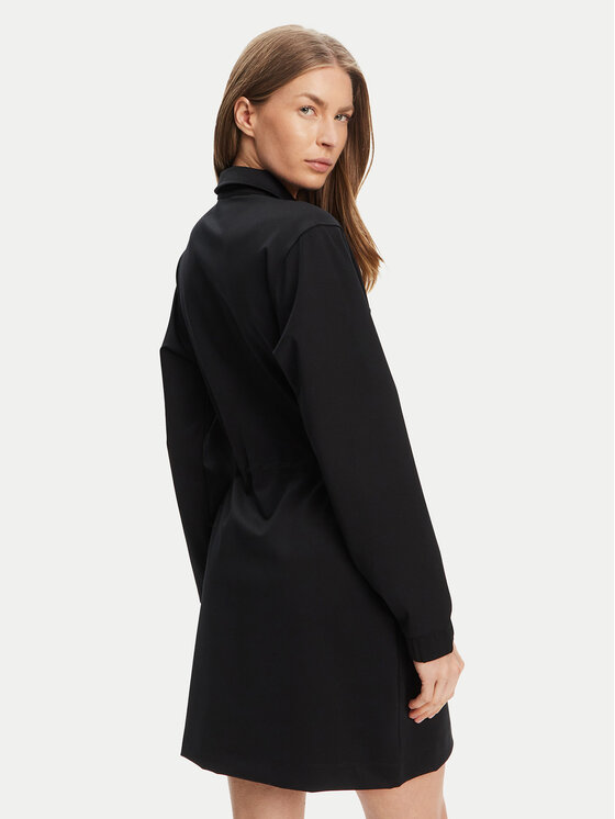 Guess Guess Kleid für den Alltag V5YK04 KCX42 Schwarz Regular Fit