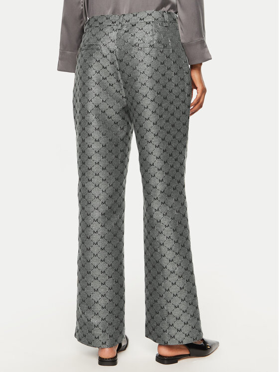 LOLA CASADEMUNT LOLA CASADEMUNT Текстилни панталони MF2414002 41M Сив Regular Fit