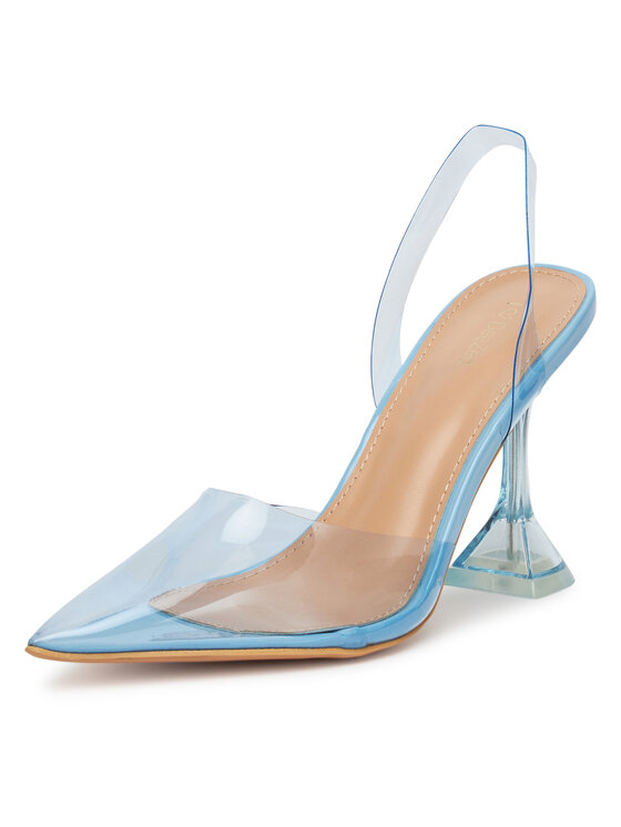 DeeZee DeeZee Обувки на ток ZALHT-02 BLUE PU Безцветен