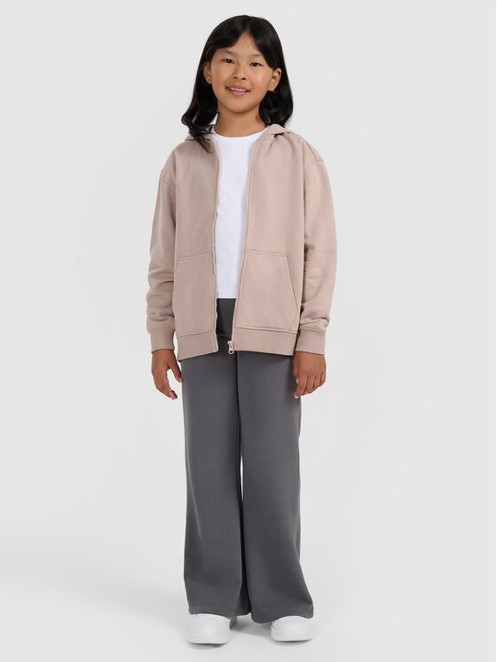 4F 4F Bluza 4FJRAW25TSWSF2466-83S Brązowy Regular Fit