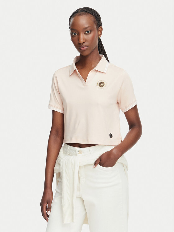 Beverly Hills Polo Club Tricou polo L2605-HR Roz deschis Regular Fit