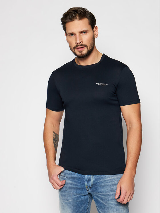 Armani Exchange Armani Exchange Marškinėliai 8NZT91 Z8H4Z 1510 Tamsiai mėlyna Regular Fit