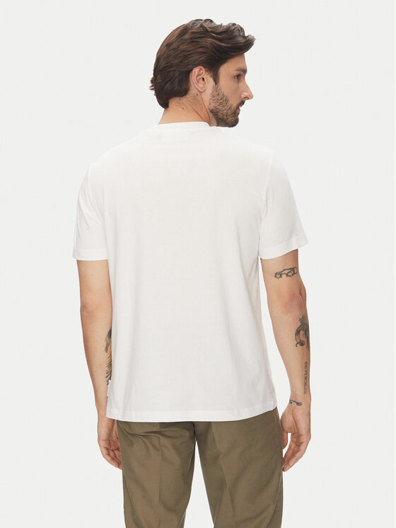 Marc O'Polo Denim Marc O'Polo Denim Póló 500 0006 809 Fehér Relaxed Fit