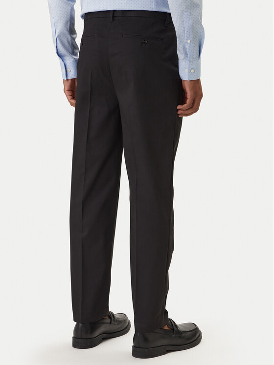 Calvin Klein Calvin Klein Chinos kelnes LV04LE612G Juoda Tapered Fit