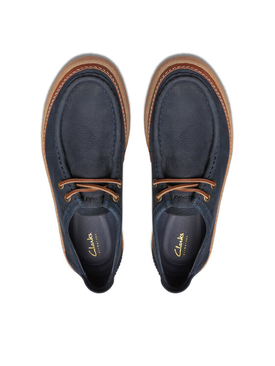 Clarks Clarks Mokaszin Clarkwood Moc 26176871 Sötétkék