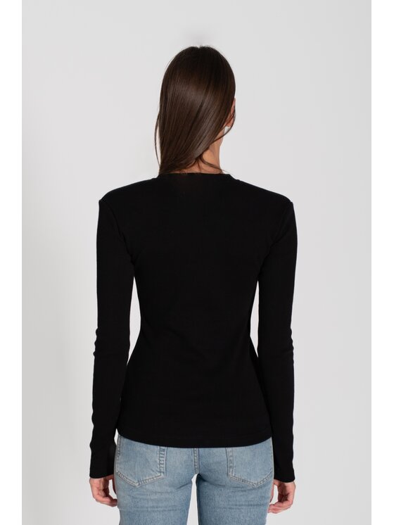 MANDRAGORA MANDRAGORA Blusa snappy Nero Regular Fit