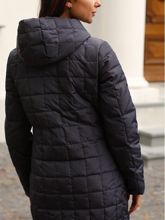 Perso Perso Kurtka damska BLH919015FX Szary Regular Fit