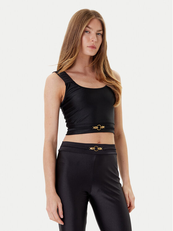 Just Cavalli Just Cavalli Felső 78PAM2A6 Fekete Slim Fit