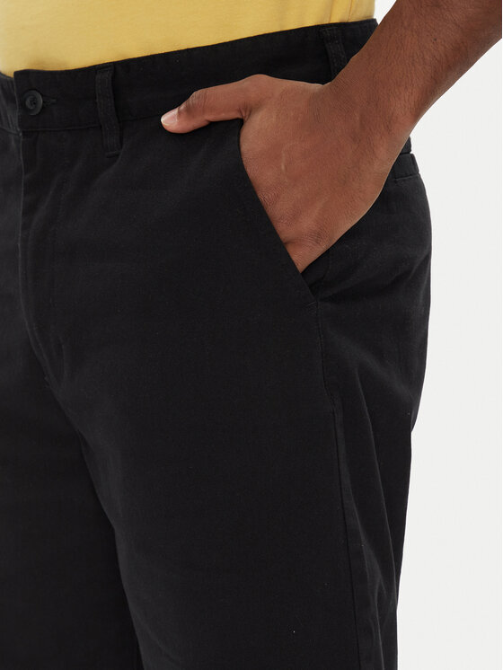 DC DC Szorty materiałowe Worker Relaxed ADYWS03087 Czarny Regular Fit