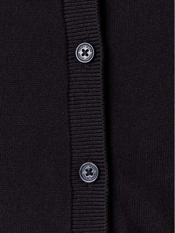 Tommy Jeans Tommy Jeans Cardigan Essential DW0DW20976 Nero Regular Fit