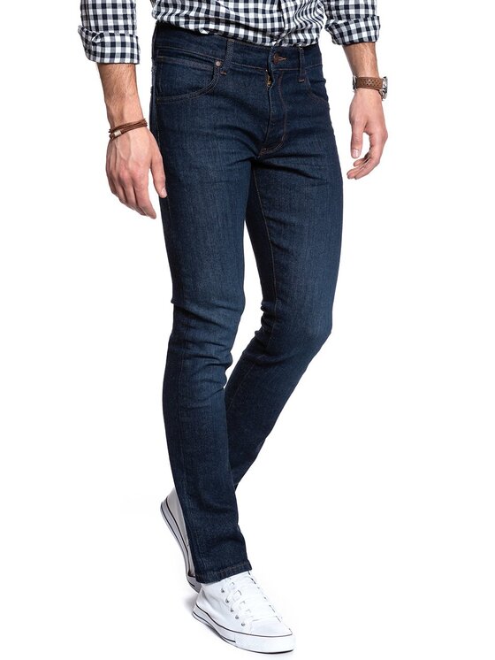 Wrangler Wrangler Jeansy LARSTON Niebieski Slim Fit