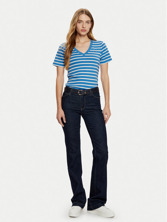 Tommy Hilfiger Tommy Hilfiger T-Shirt New Cody WW0WW40584 Niebieski Slim Fit