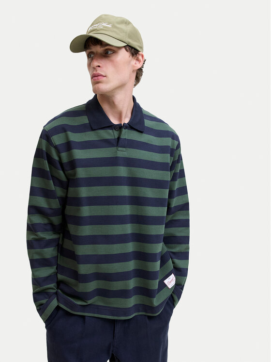 Jack & Jones Jack & Jones Polo Bleecker 12285805 Kolorowy Loose Fit