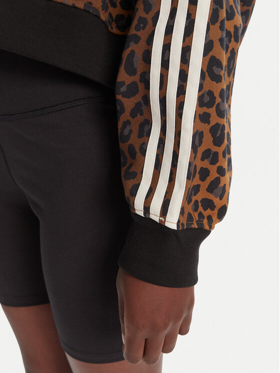 adidas Bluză Leopard JW7303 Maro Regular Fit | Modivo.ro