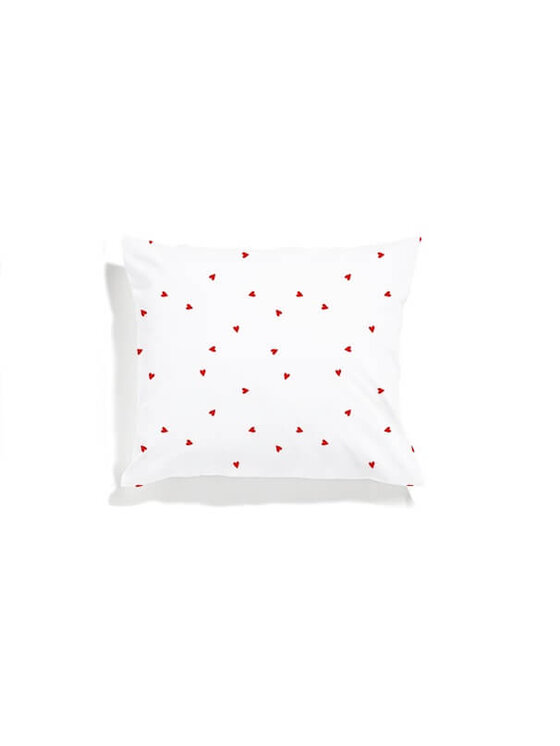 White pocket White pocket Poszewka na poduszkę satynowa Biały