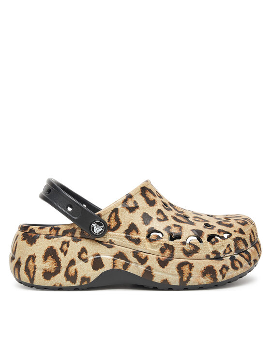 Crocs Crocs Şlapi BAYA PLATFORM CLOG 208712-0C4 Bej