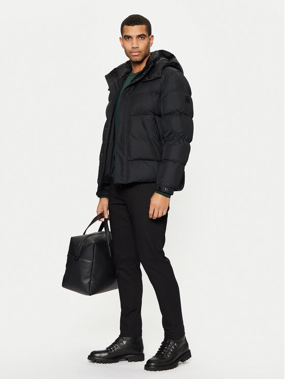BOSS BOSS Télikabát H-Corbinian3 50525243 Fekete Regular Fit