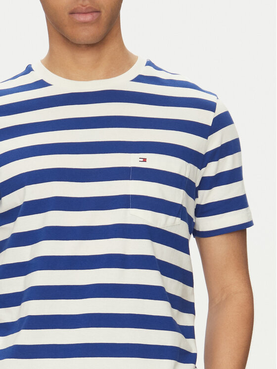 Tommy Hilfiger Tommy Hilfiger Tričko Essential MW0MW37283 Modrá Regular Fit