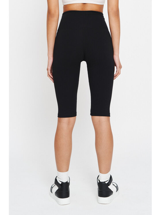 BENU BENU Biker shorts Kolarki Nero Slim Fit