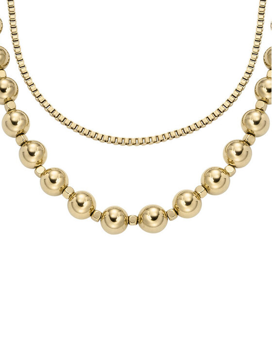 Fossil Fossil Collana All Stacked Up JA7248710 Oro