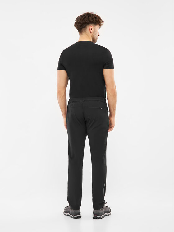 Viking Viking Spodnie materiałowe Rago Man Czarny Regular Fit