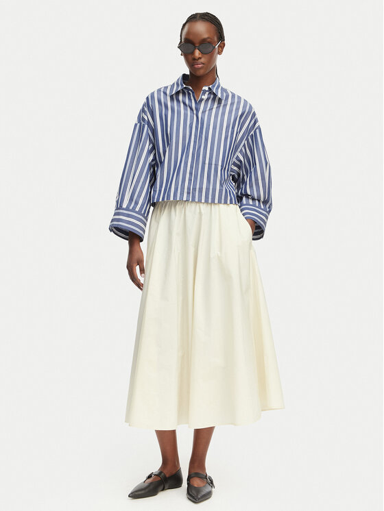 MAX&Co. MAX&Co. Midi sijonas Gonna 2616101084200 Kreminė Regular Fit