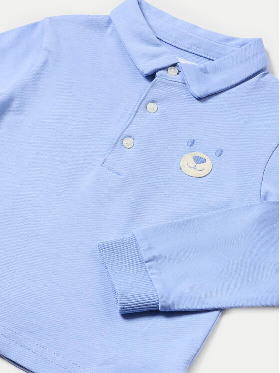 Mayoral Mayoral Tricou polo 2184 Albastru celest Regular Fit