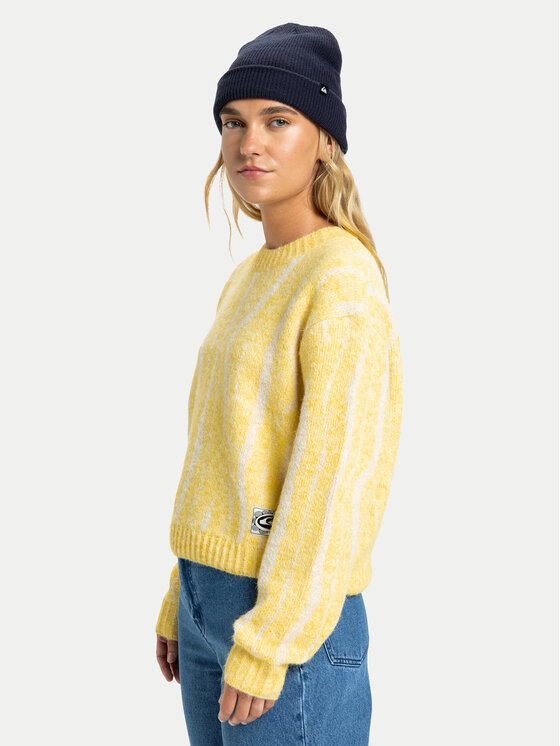 Quiksilver Quiksilver Pulover Selwyn EQWSW03031 Rumena Cropp Fit