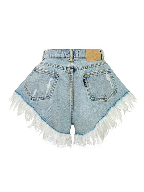 MissDenim MissDenim Džínsové šortky Skorts Modrá Regular Fit