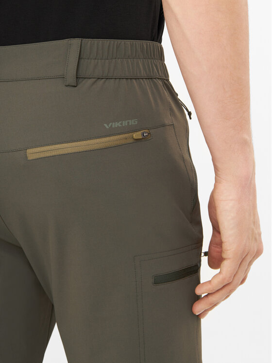 Viking Viking Spodnie materiałowe Rocklyn 2in1 Man Khaki Regular Fit